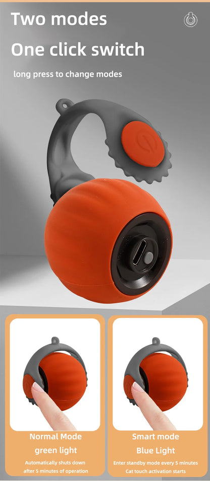 Smart Interactive Cat Ball Toy with Rechargeable Tail - Smarsty