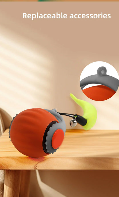 Smart Interactive Cat Ball Toy with Rechargeable Tail - Smarsty