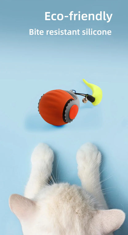 Smart Interactive Cat Ball Toy with Rechargeable Tail - Smarsty