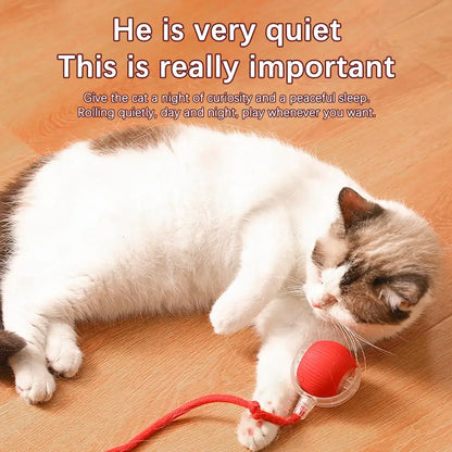 Smart Interactive Cat Ball Toy with Rechargeable Tail - Smarsty