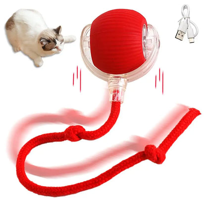 Smart Interactive Cat Ball Toy with Rechargeable Tail - Smarsty