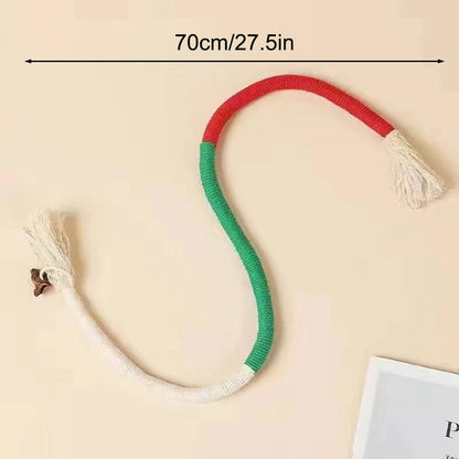 Interactive Cat Chew Rope Toy for Safe Teeth Cleaning - Smarsty