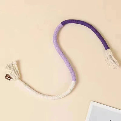 Interactive Cat Chew Rope Toy for Safe Teeth Cleaning - Smarsty