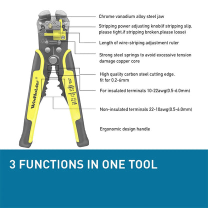 Professional Electrician Wire Stripper and Cutter Tool - Smarsty