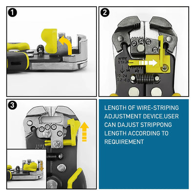 Professional Electrician Wire Stripper and Cutter Tool - Smarsty