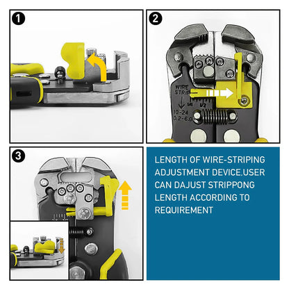 Professional Electrician Wire Stripper and Cutter Tool - Smarsty