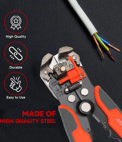 Professional Electrician Wire Stripper and Cutter Tool - Smarsty