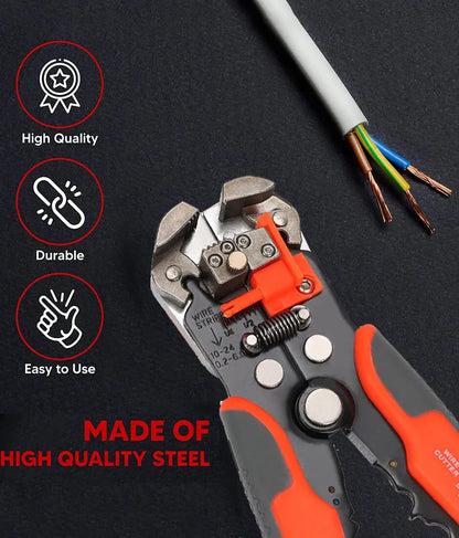 Professional Electrician Wire Stripper and Cutter Tool - Smarsty
