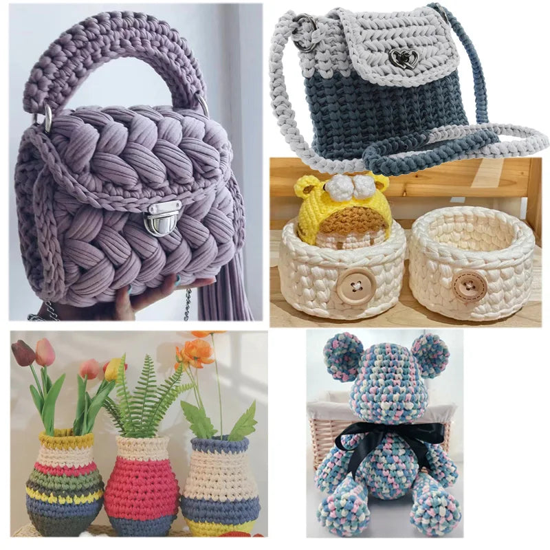 Soft Durable Crochet Yarn for DIY Crafts and Home Decor - Smarsty