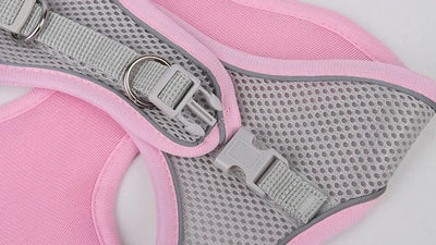 Adjustable Puppy Harness Set with Leash for Small Dogs - Smarsty