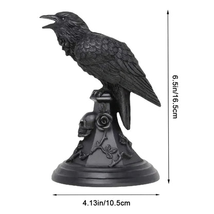 Gothic Crow Candle Holder for Halloween Home Decor - Smarsty