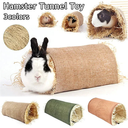Foldable Woven Grass Cage Mat for Small Pets - Smarsty