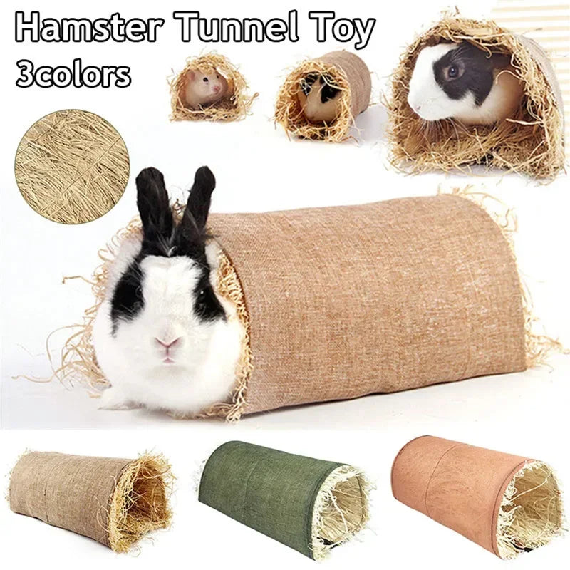 Foldable Woven Grass Cage Mat for Small Pets - Smarsty