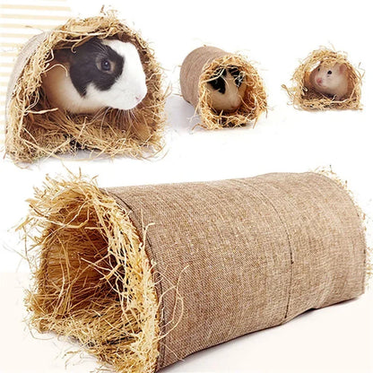 Foldable Woven Grass Cage Mat for Small Pets - Smarsty