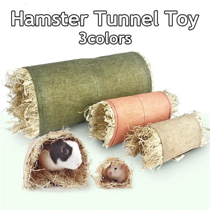 Foldable Woven Grass Cage Mat for Small Pets - Smarsty