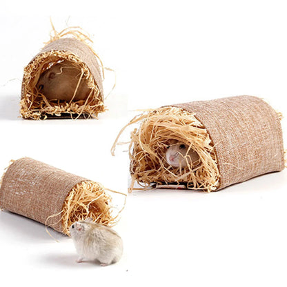 Foldable Woven Grass Cage Mat for Small Pets - Smarsty