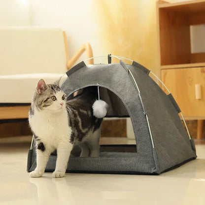 Cozy Pet Tent Bed for Cats and Dogs - Smarsty