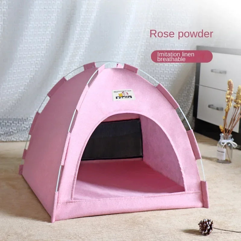 Cozy Pet Tent Bed for Cats and Dogs - Smarsty