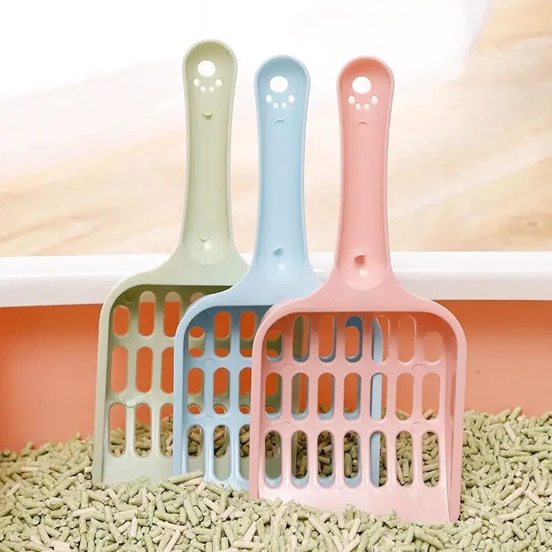 Durable Plastic Cat Litter Scoop with Easy Grip Handle - Smarsty