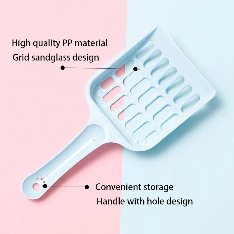 Durable Plastic Cat Litter Scoop with Easy Grip Handle - Smarsty
