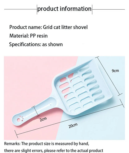 Durable Plastic Cat Litter Scoop with Easy Grip Handle - Smarsty