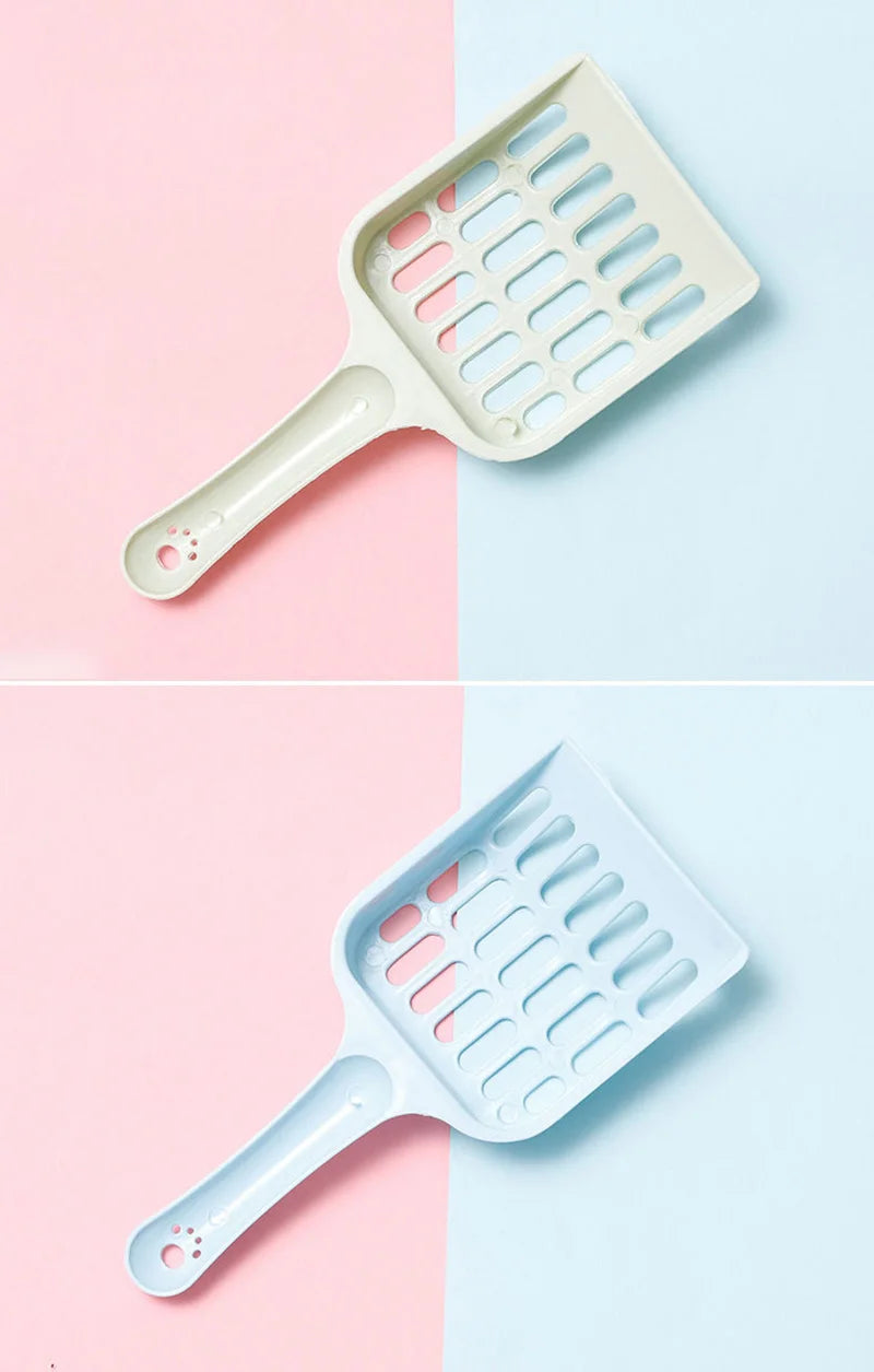 Durable Plastic Cat Litter Scoop with Easy Grip Handle - Smarsty