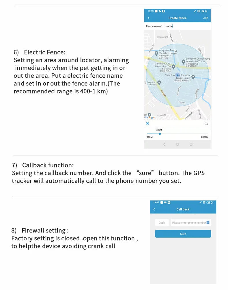 GPS Tracking Collar for Pets - Smarsty
