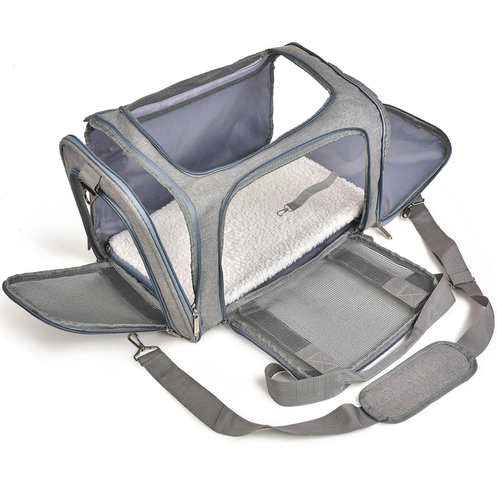 Airline Approved Soft Dog Carrier Backpack for Travel - Smarsty