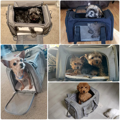 Airline Approved Soft Dog Carrier Backpack for Travel - Smarsty