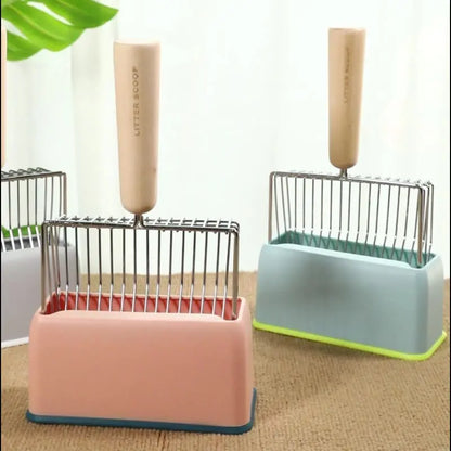 Large Metal Cat Litter Shovel Storage Rack - Smarsty