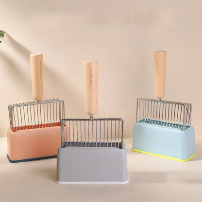 Large Metal Cat Litter Shovel Storage Rack - Smarsty