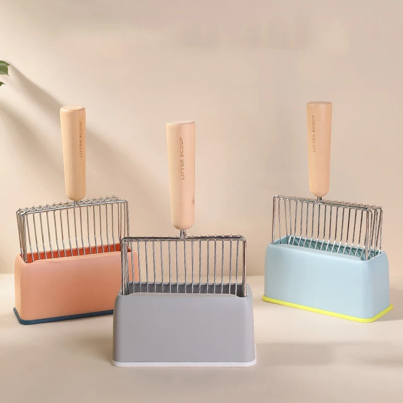 Large Metal Cat Litter Shovel Storage Rack - Smarsty