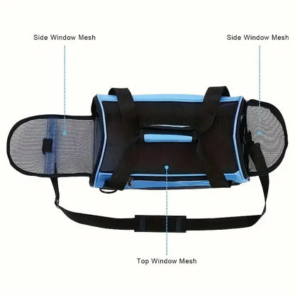 Breathable Soft-Sided Pet Carrier Bag for Travel - Smarsty