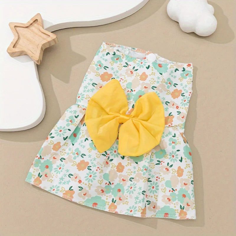 Soft Floral Pet Dress for Dogs and Cats - Smarsty
