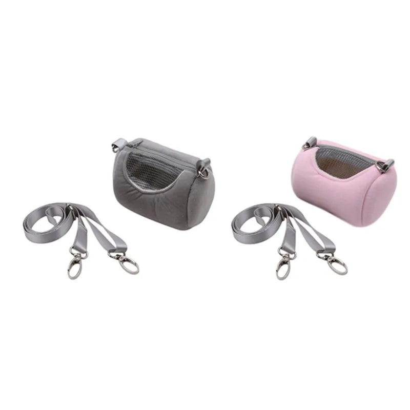 Portable Hamster Carrier Bag with Visible Mesh Design - Smarsty
