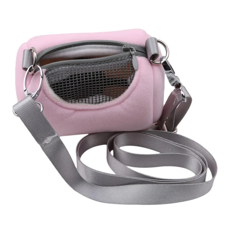 Portable Hamster Carrier Bag with Visible Mesh Design - Smarsty