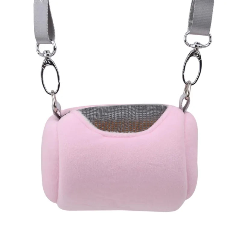 Portable Hamster Carrier Bag with Visible Mesh Design - Smarsty