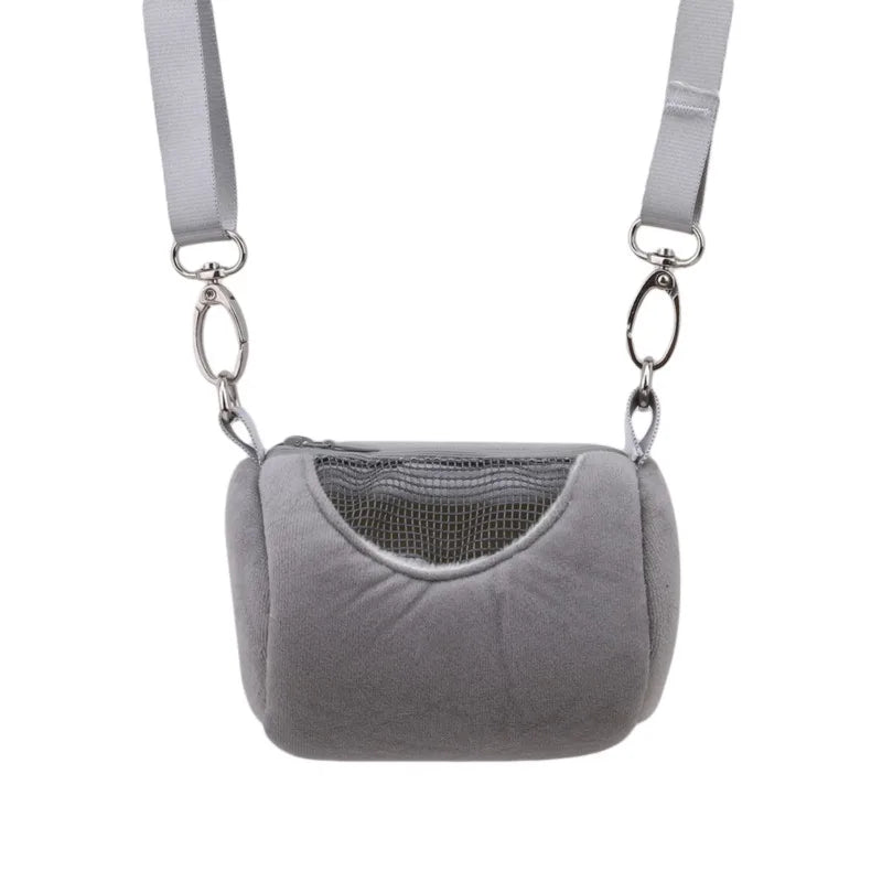 Portable Hamster Carrier Bag with Visible Mesh Design - Smarsty