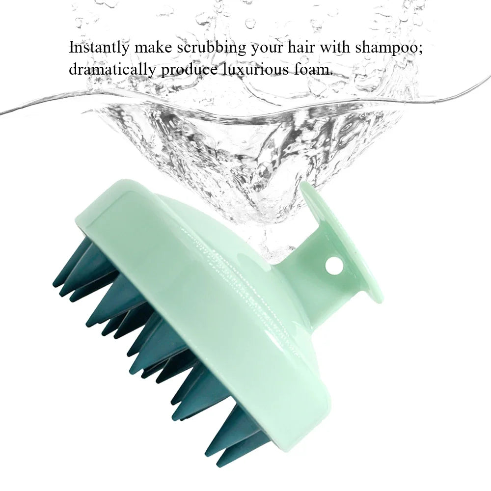 Silicone Scalp Massage Brush for Hair Washing - Smarsty