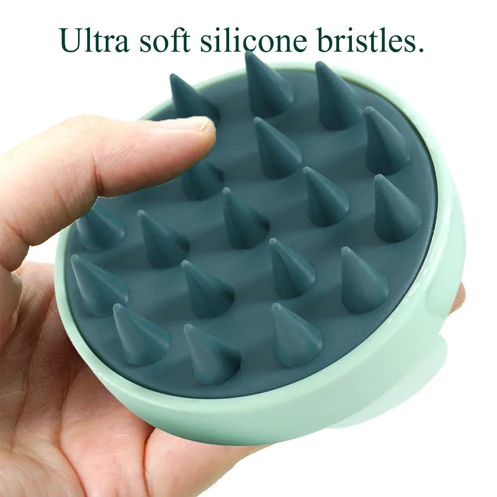 Silicone Scalp Massage Brush for Hair Washing - Smarsty