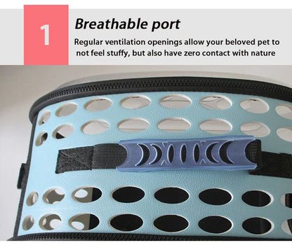 Breathable Pet Shoulder Bag for Travel and Outdoor - Smarsty