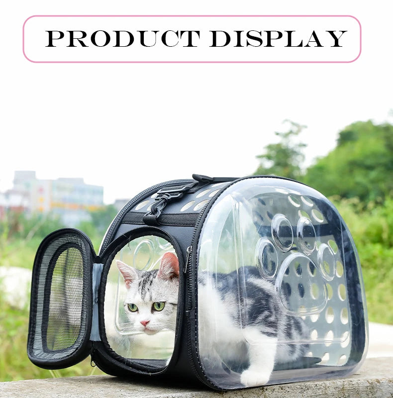 Breathable Pet Shoulder Bag for Travel and Outdoor - Smarsty
