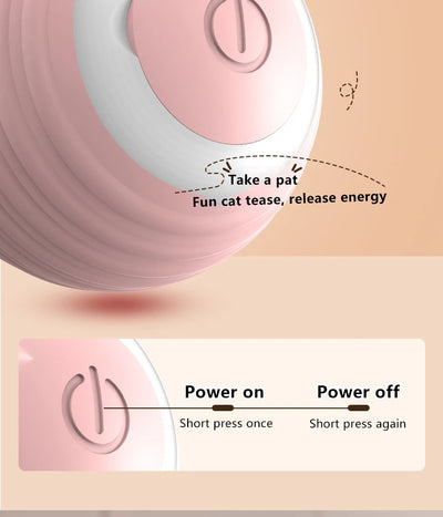 Smart Interactive Cat Ball Toy for Indoor Fun - Smarsty
