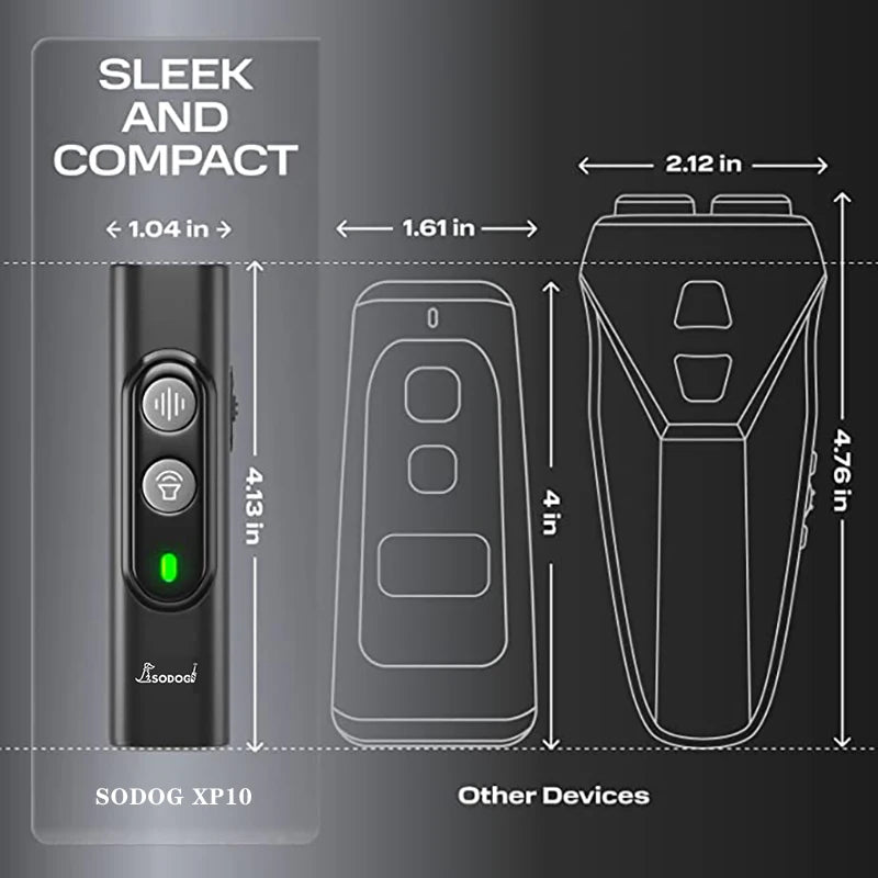 Ultrasonic Dog Bark Repeller USB Rechargeable Device - Smarsty