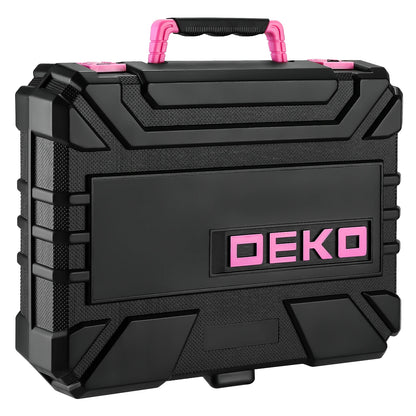 DEKO 126 Piece Power Tool Combo Set with Cordless Drill - Smarsty
