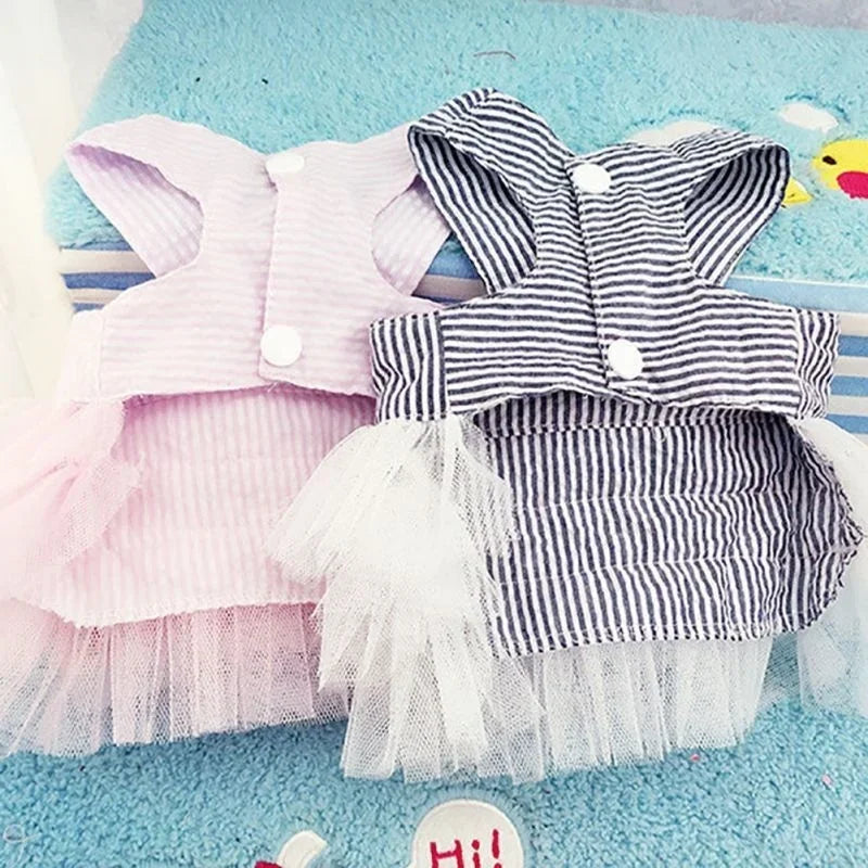 Summer Pet Tutu Dress with Bowknot for Dogs - Smarsty