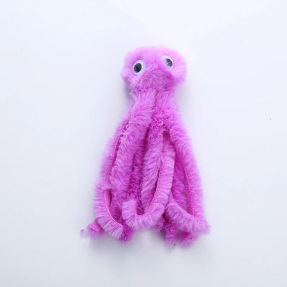 Cute Plush Octopus Cat Toy for Interactive Play - Smarsty