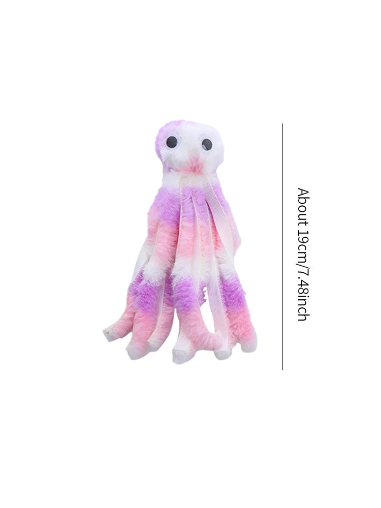 Cute Plush Octopus Cat Toy for Interactive Play - Smarsty