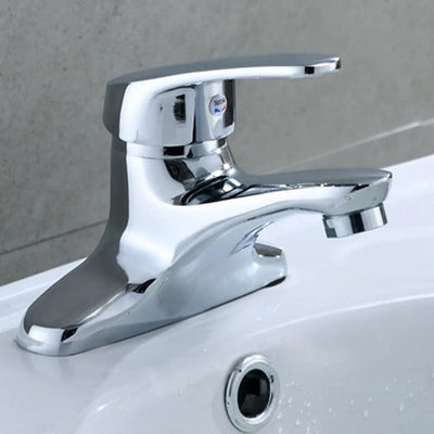 Double-Hole Basin Faucet for Hot and Cold Water - Smarsty