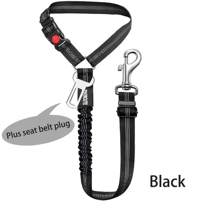 Adjustable Two-in-One Dog Harness Leash with Safety Belt - Smarsty